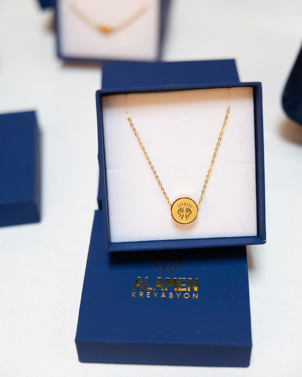 Signature Engraved Necklace.